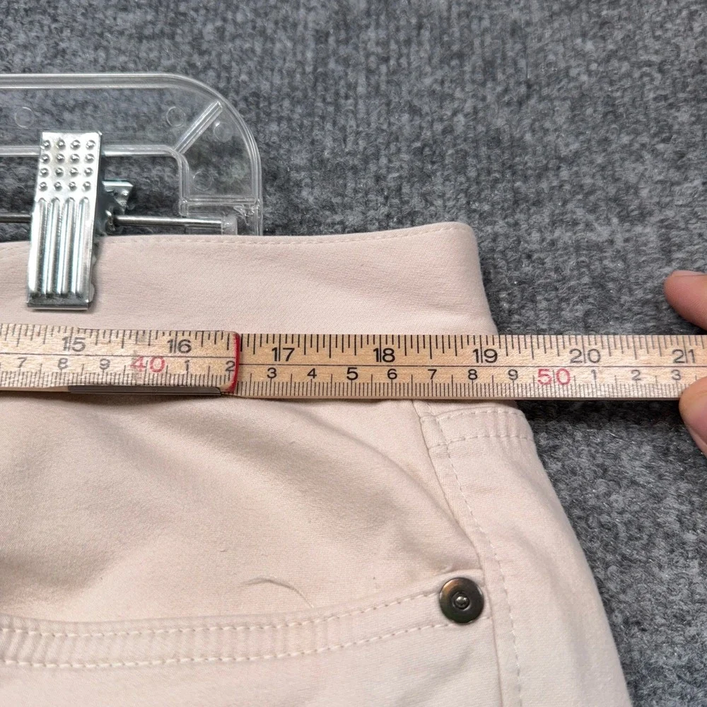 Banana Republic Traveler Pants Mens 36x32 Beige Slim Fit Stretch Chino Casual
